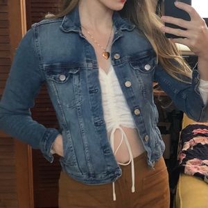 Perfect H&M Cropped Denim Jacket